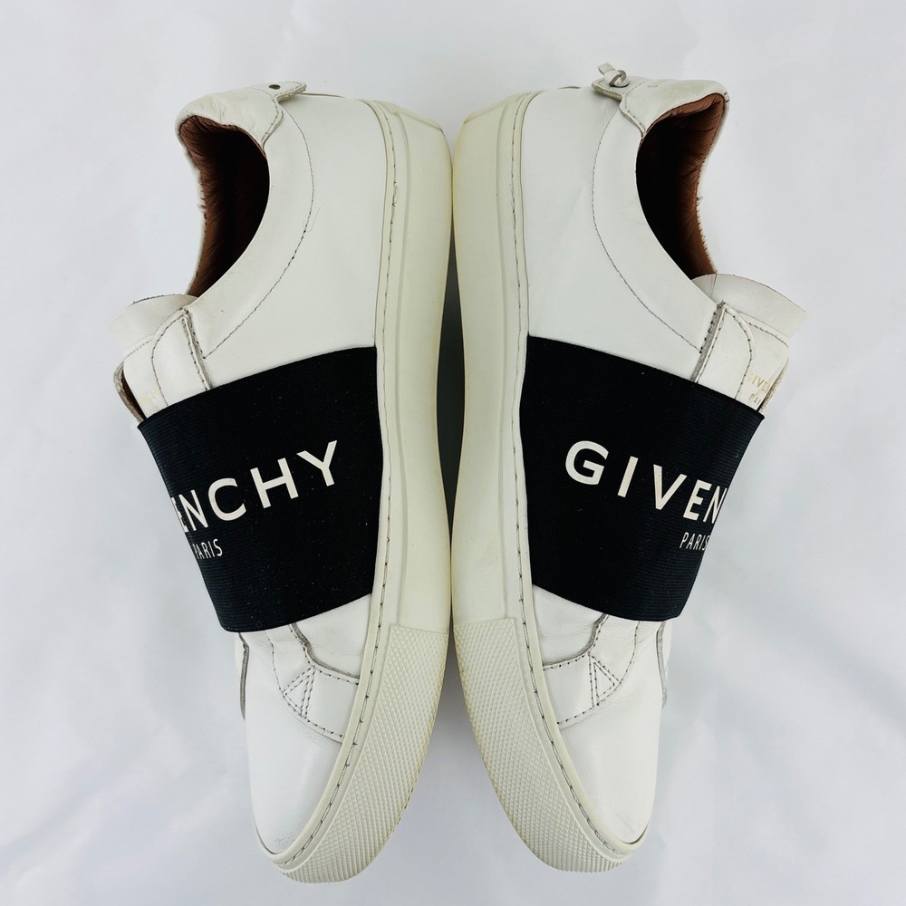 Givenchy Urban Street Knot White Black Logo Low Top Sneakers Shoes 5.5M/7W - Picture 3 of 12
